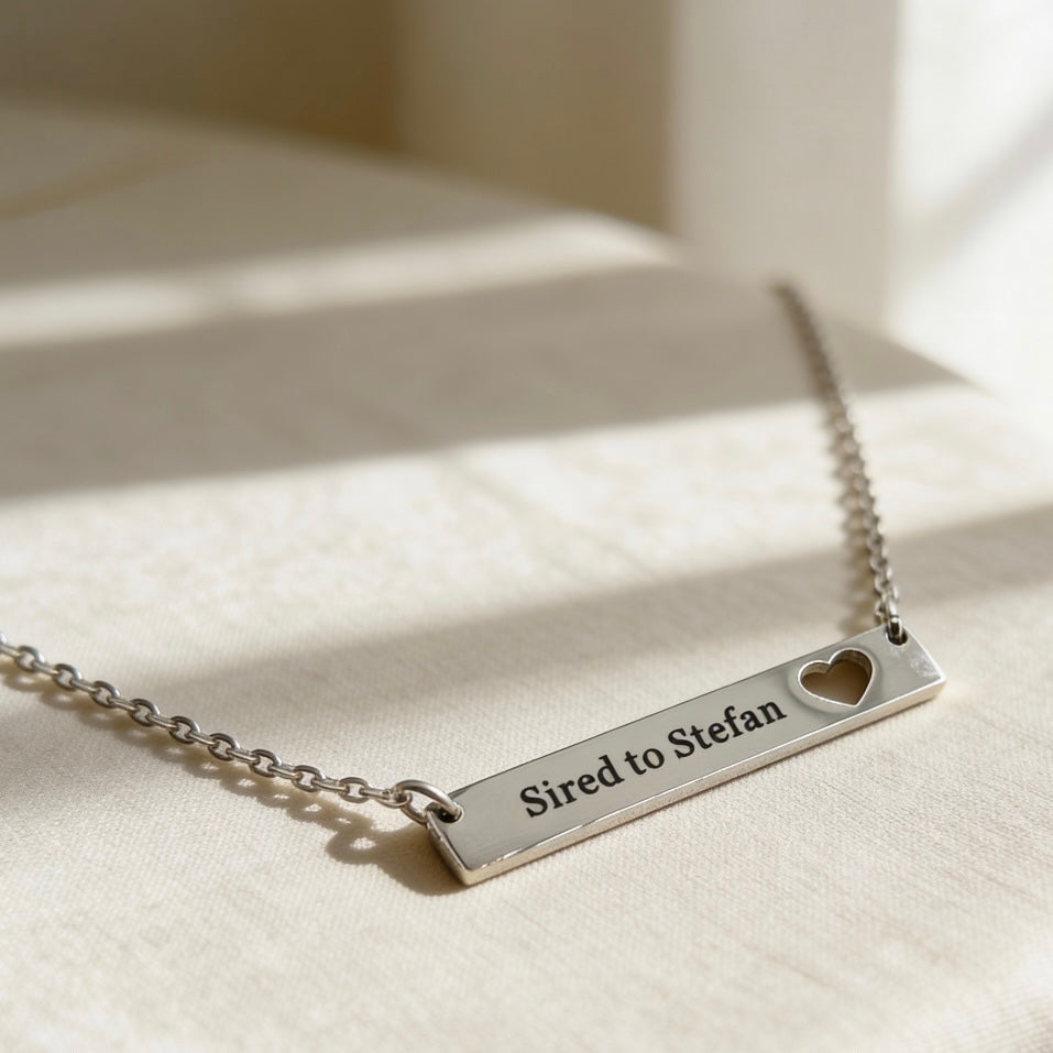 TVD - Sired to Stefan bar necklace