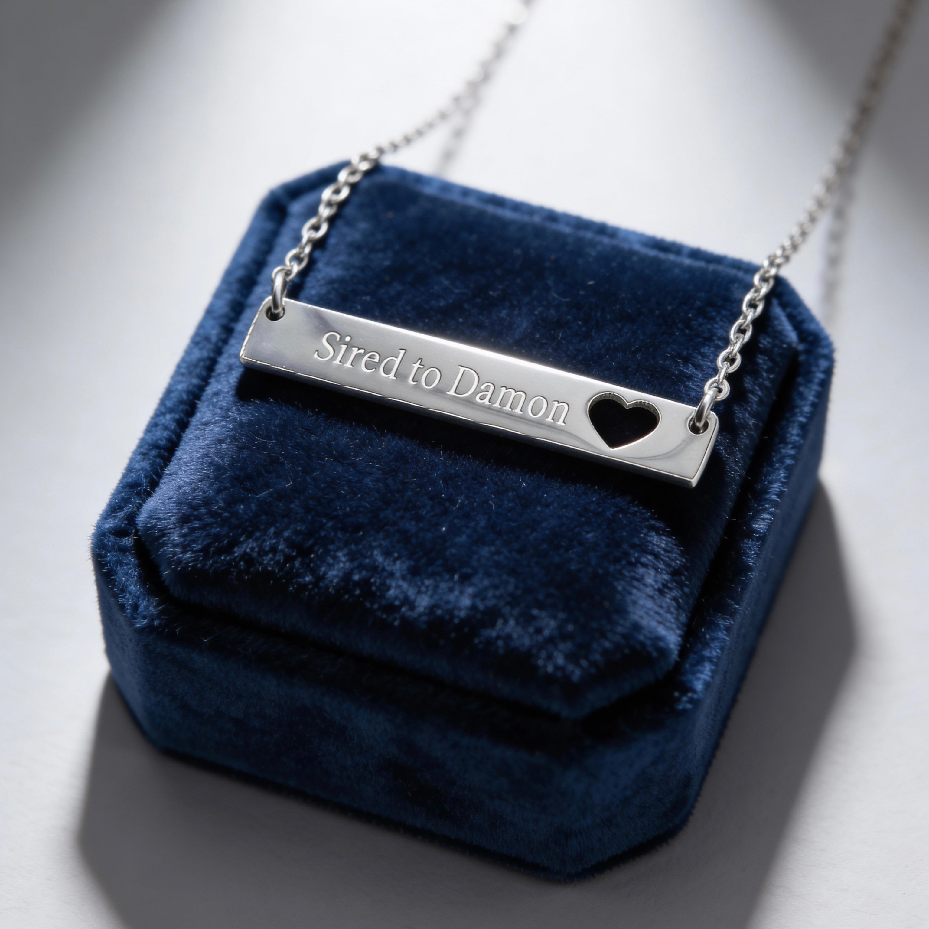 TVD - Sired to Damon bar necklace