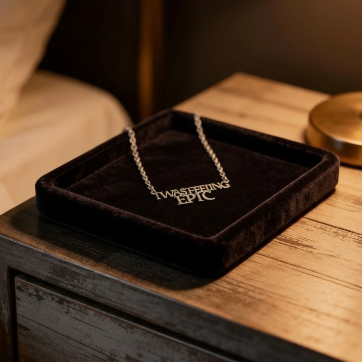 TVD - I was feeling epic scripted necklace