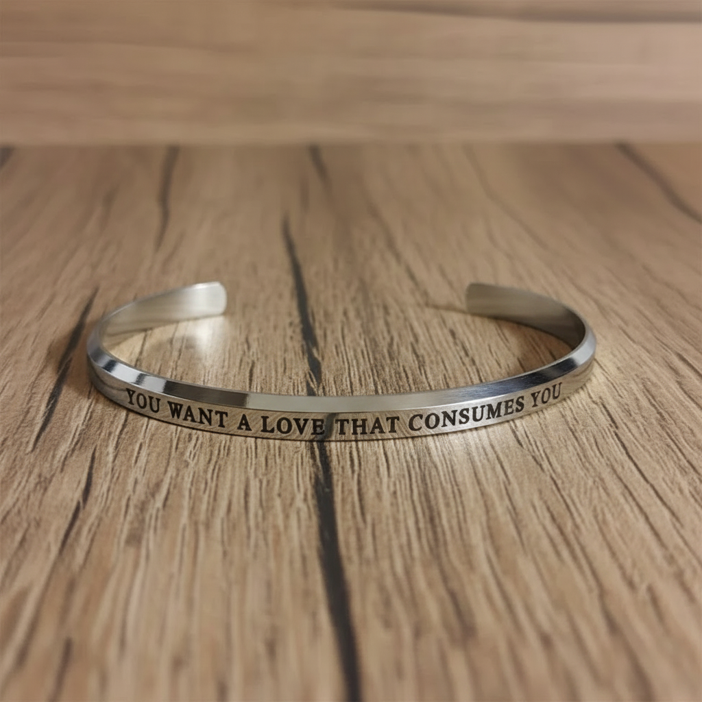 TVD - You want a love that consumes you cuff bangle