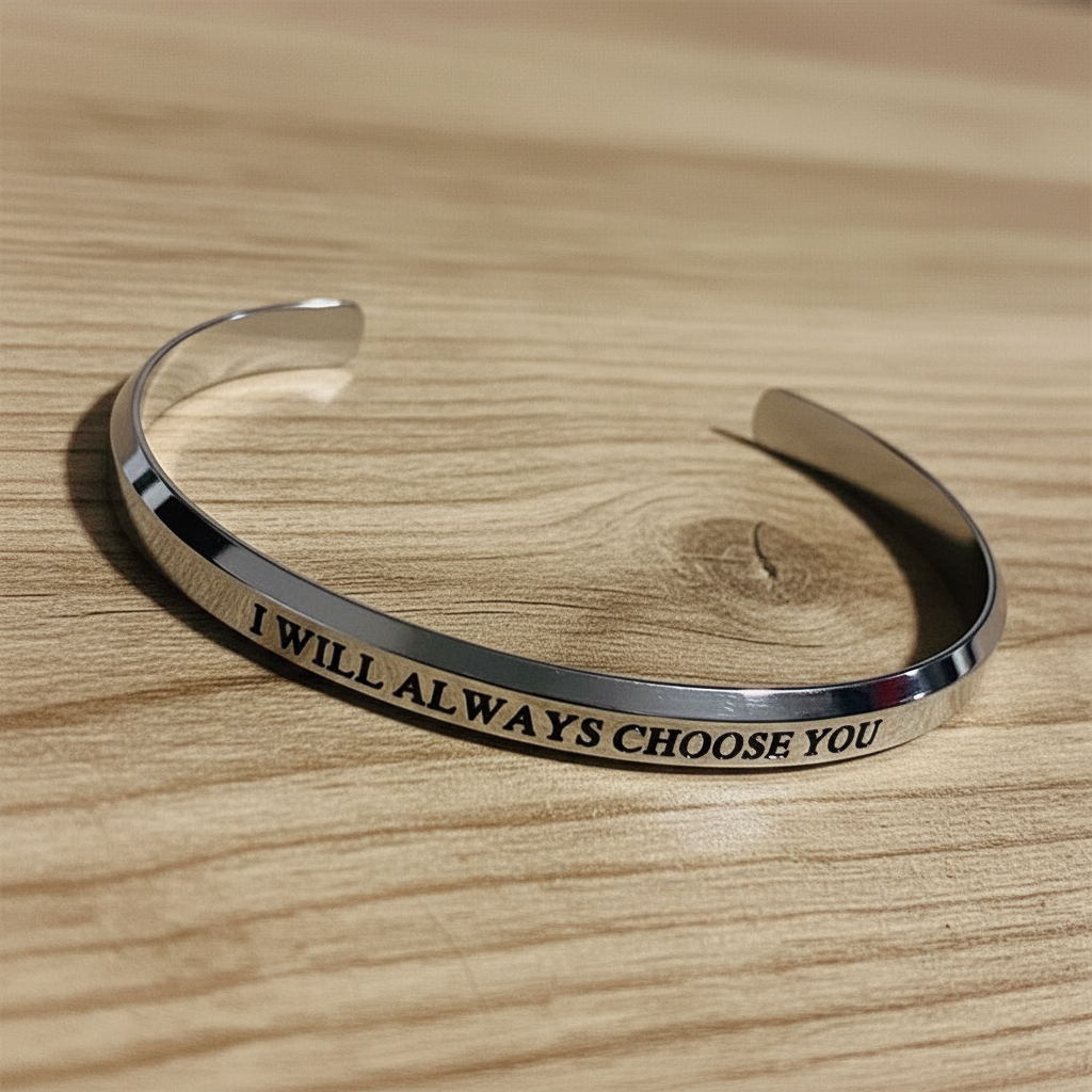 TVD - I will always choose you cuff bangle